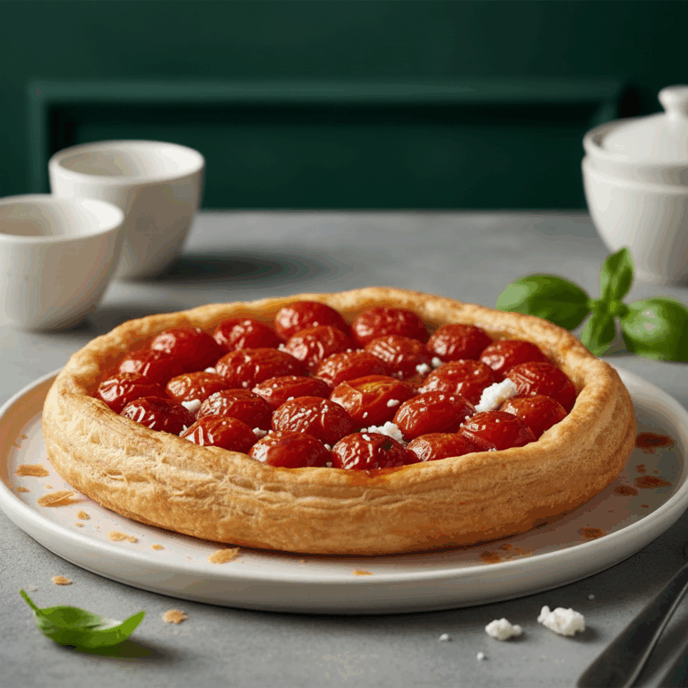 A Receita Clássica de Tarte Tatin Salgada