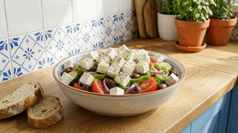 A Receita Clássica de Salada Grega (Horiatiki)