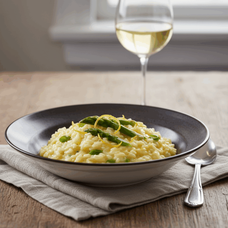 O Risoto Delicado: Limão Siciliano e Aspargos